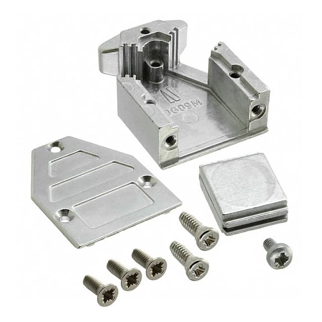 165X10819X Conec  Carcasas traseras para conectores D-Sub en forma de D